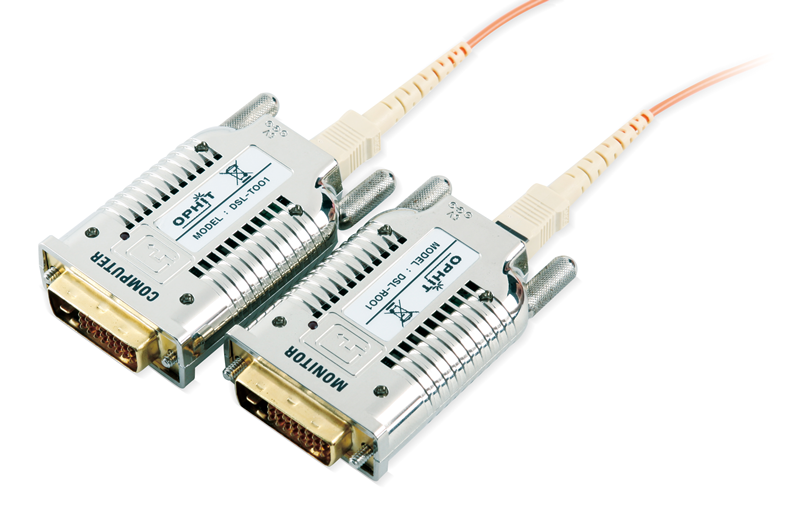 Ophit Glasfaserset DVI Single Link MM 1 Faser DSL-M